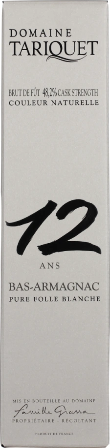 DOMAINE DU TARIQUET 12 YEARS FOLLE BLANCHE ARMAGNAC 70CL