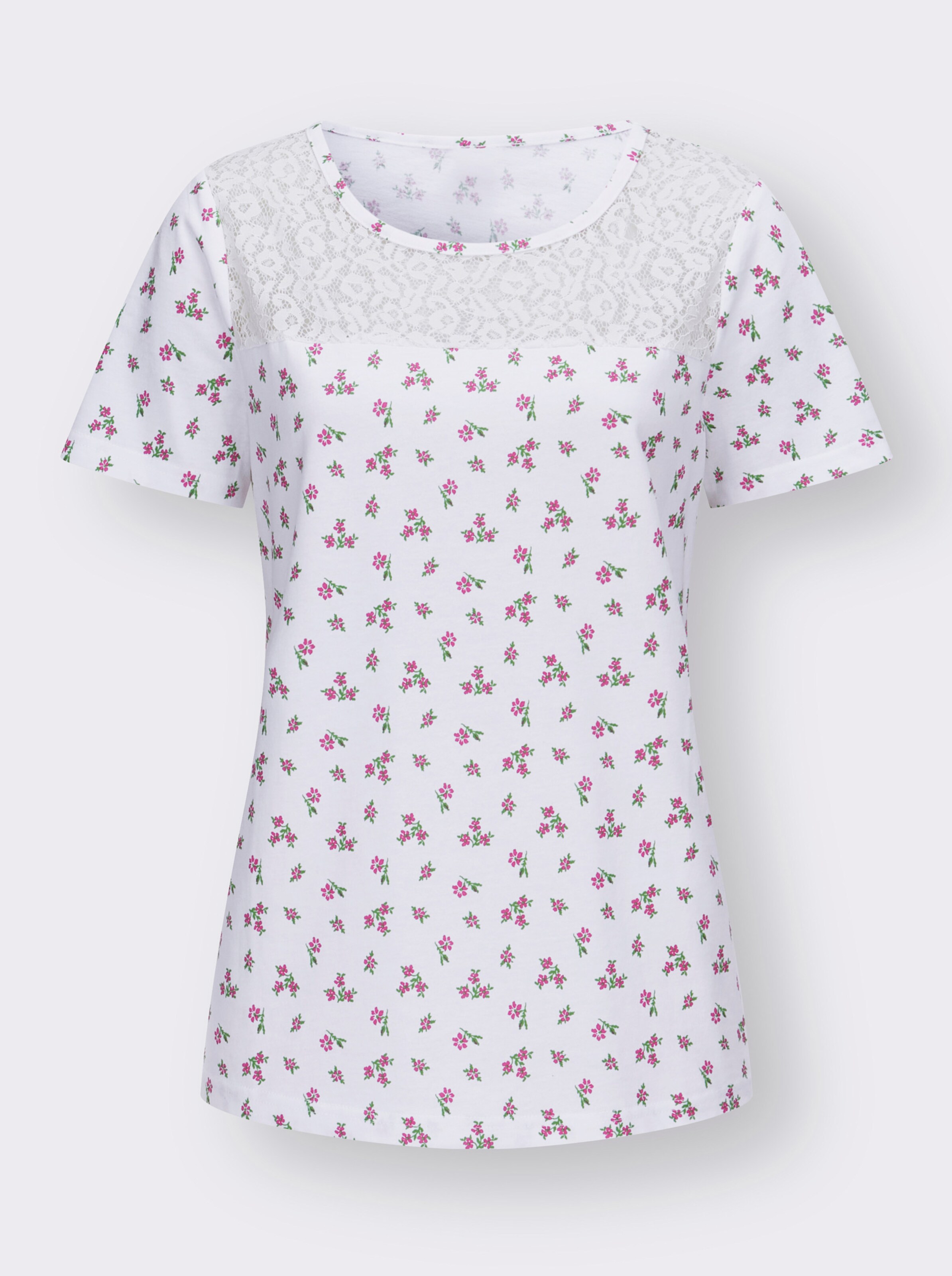 Trachtenshirt mit Spitze