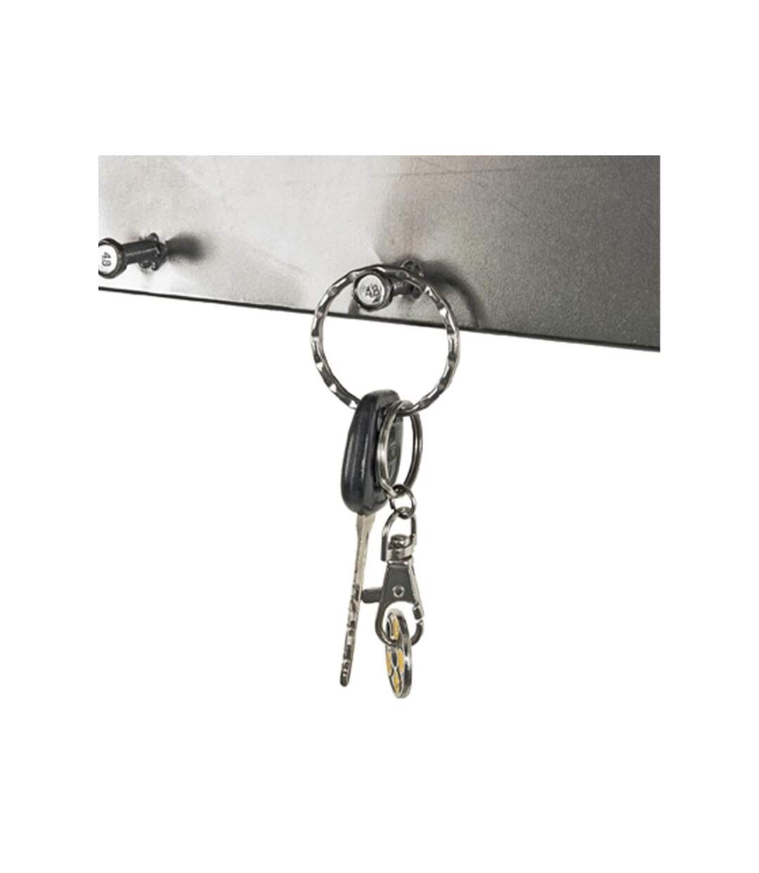 Paris Prix - Patère Murale Vintage traction 35cm Argent