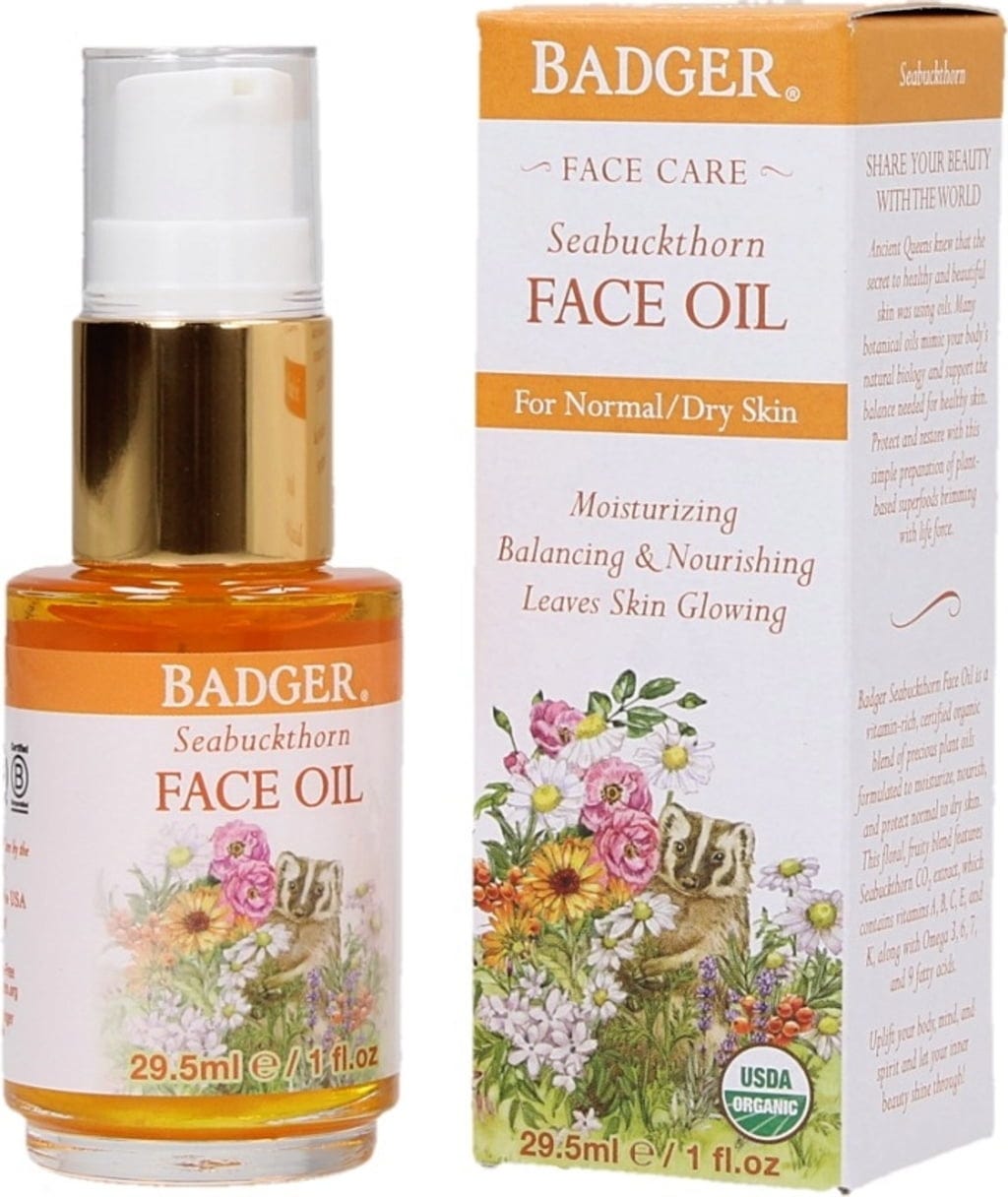 Badger Balm  Seabuckthorn Face Oil, 30 ml