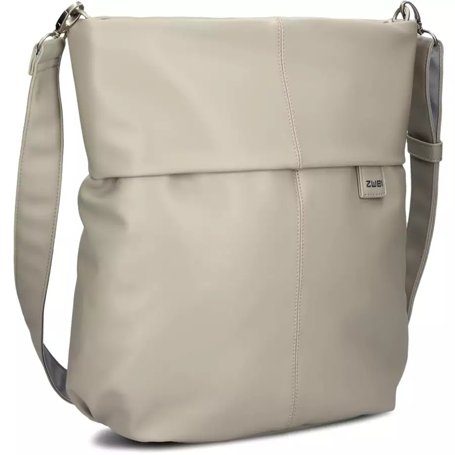 zwei Mademoiselle M140 - Schultertasche 35 cm cement