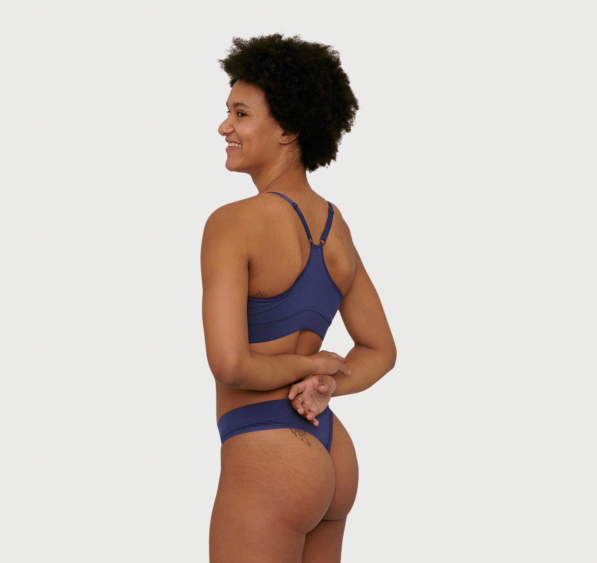 ORGANIC COTTON<br>Core Thong 2-pack