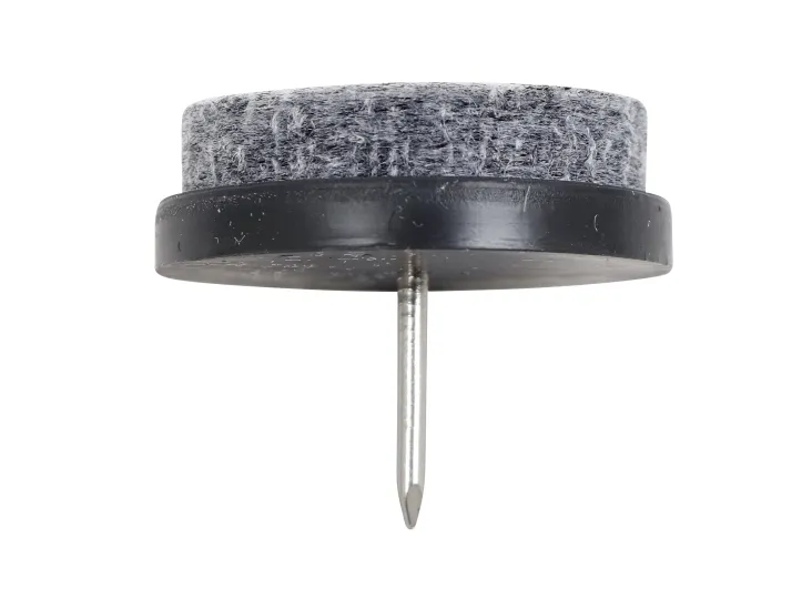 HOME It® glidesøm med filt Ø28 mm x 8 stk sort