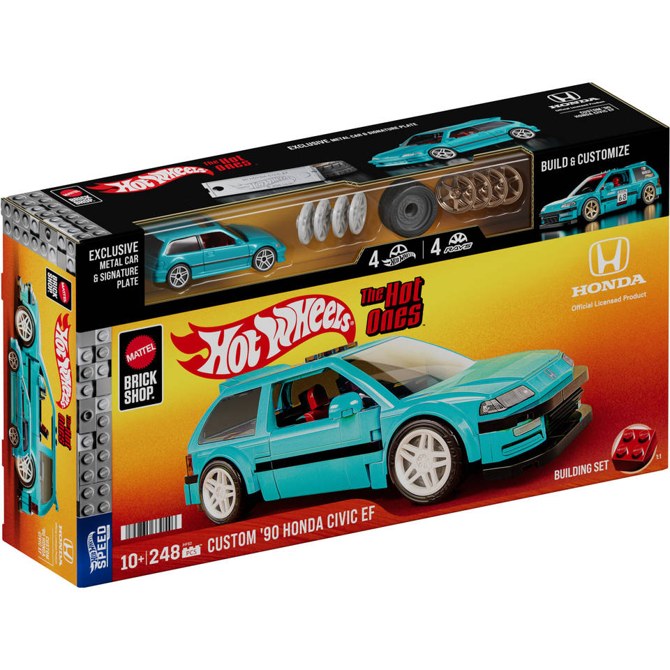 Hot Wheels Custom '90 Honda Civic EF bouwset