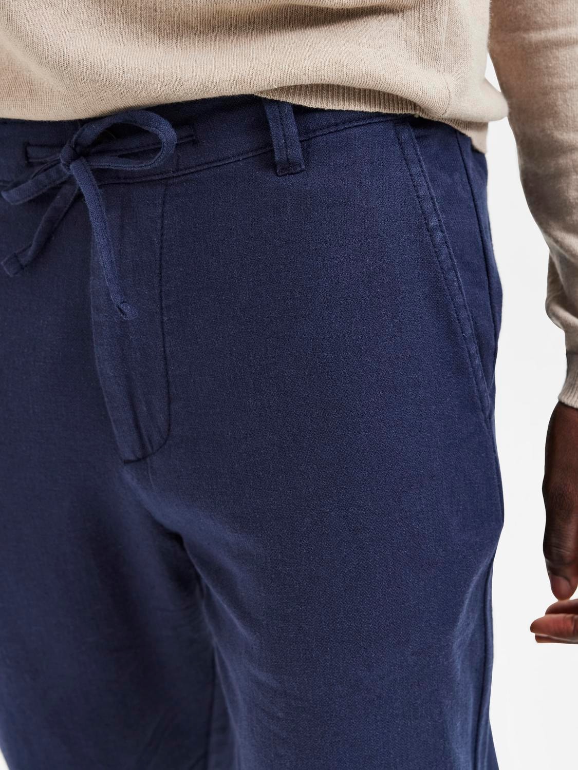 SELECTED HOMME Chinohose »SLH172-SLIMTAPE BRODY LINEN PANT NOOS«  mit Leinen