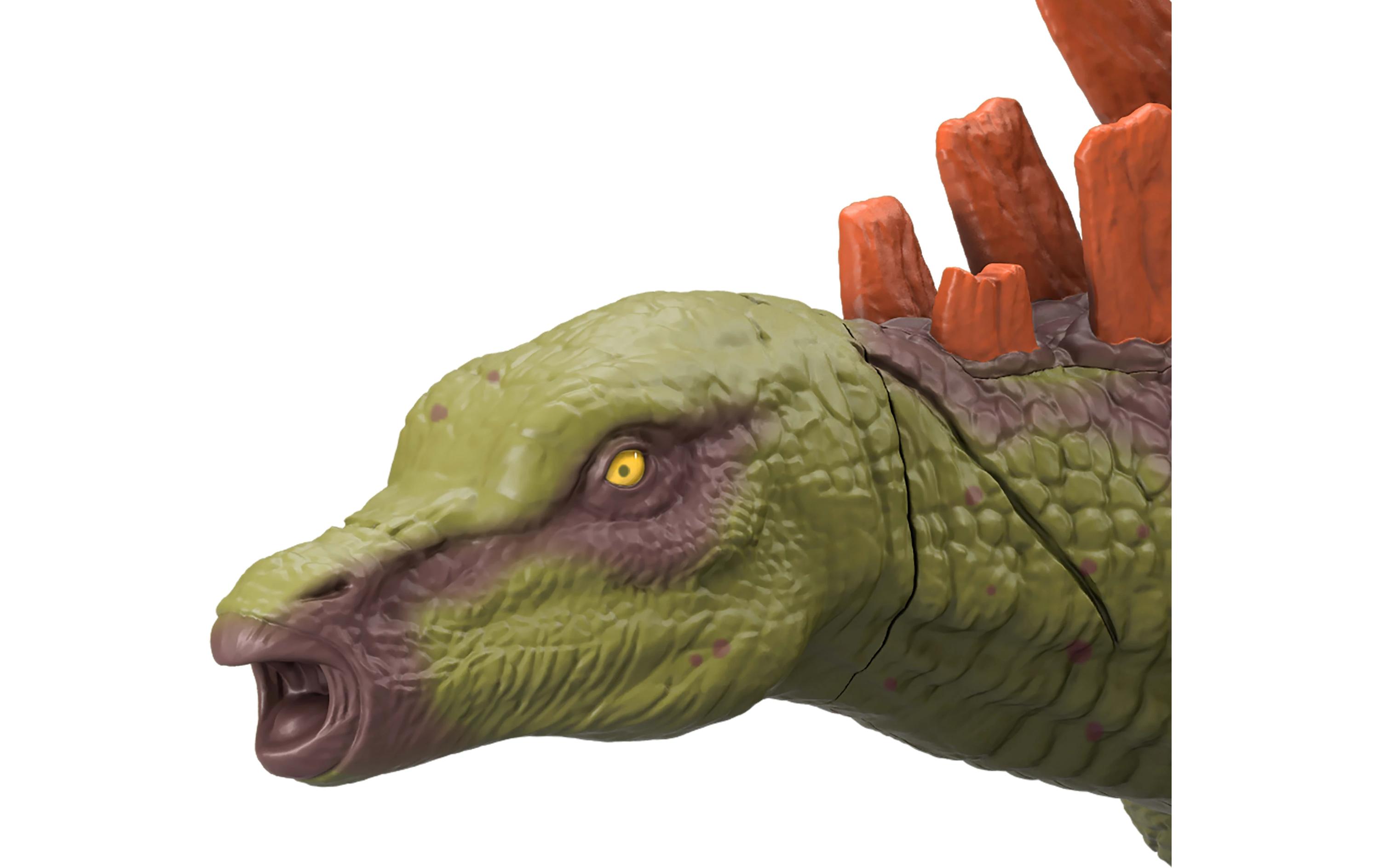 Jurassic World Wild Roar KentrosaurusDinosaurier-Spielzeug mit Brüllgeräuschen und Angriffsbewegung