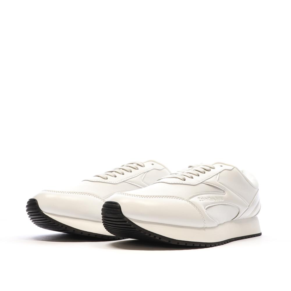 Calvin Klein Jeans Baskets Blanches Homme Calvin Klein Jeans Retro Runner