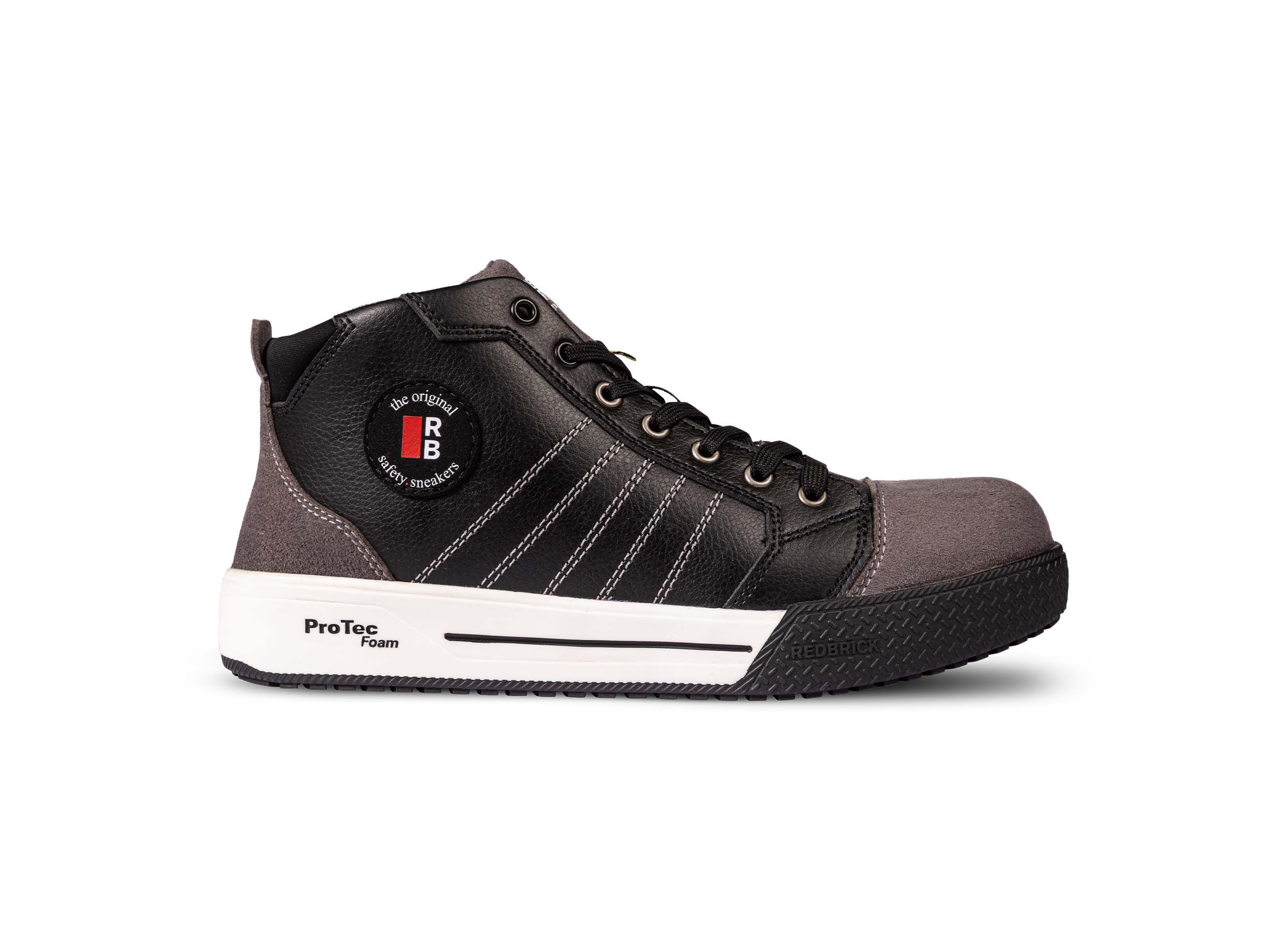 Redbrick Dunk Hoog - Werkschoenen - Zwart - 36