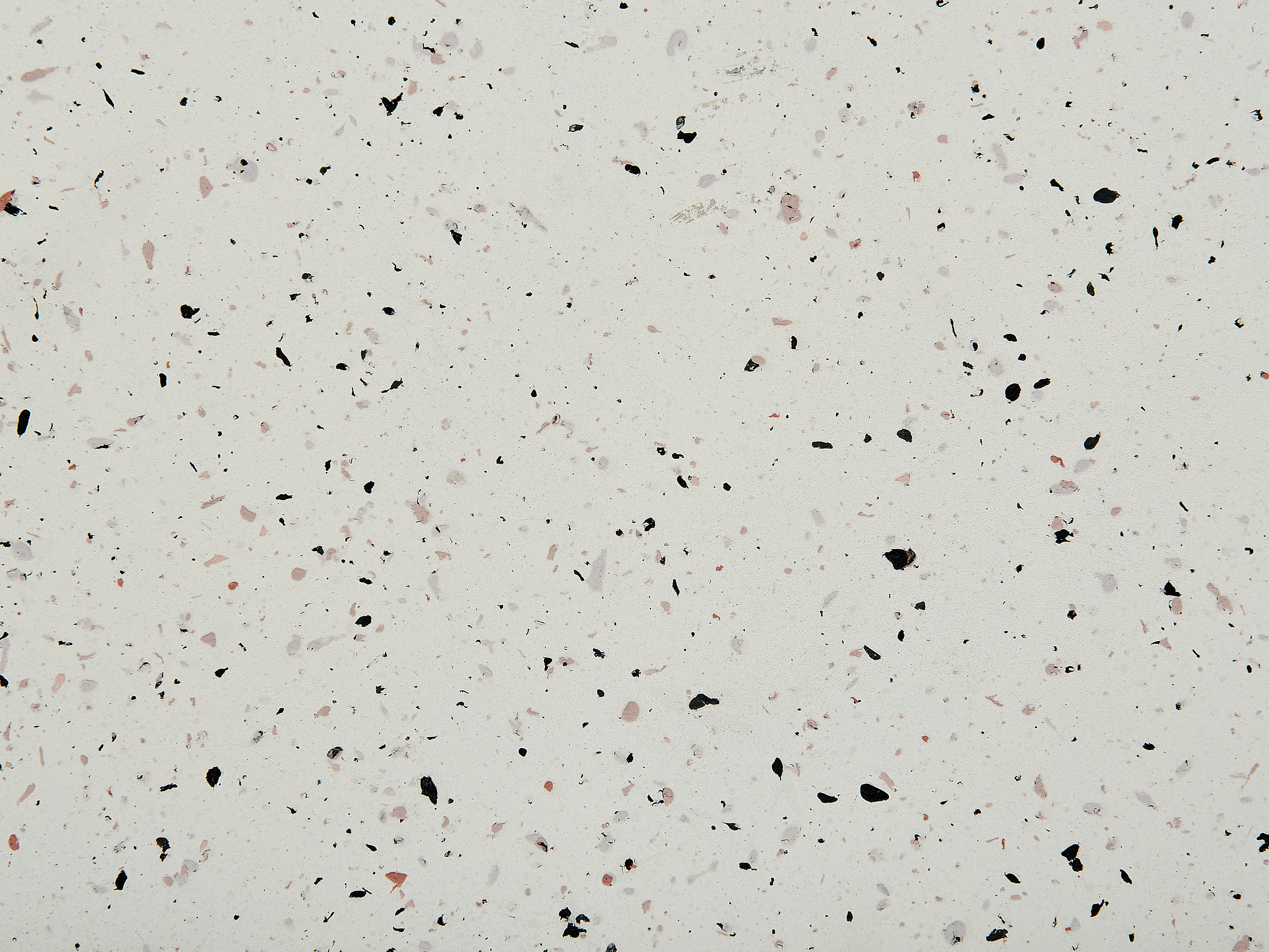 Bijzettafel CAORIA 40 cm 40 cm Terrazzo-effect Wit terrazzo