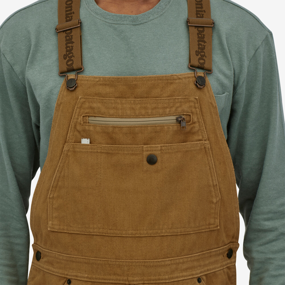 Iron Forge Herren-Latzhose aus Hanf-Canvas – Lang