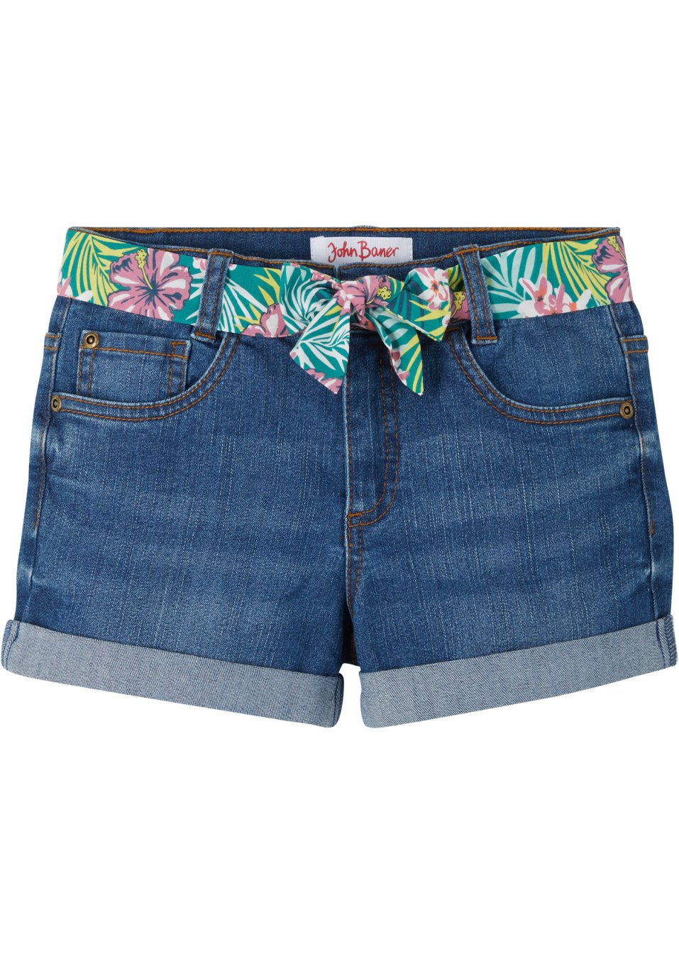 Short en jean fille