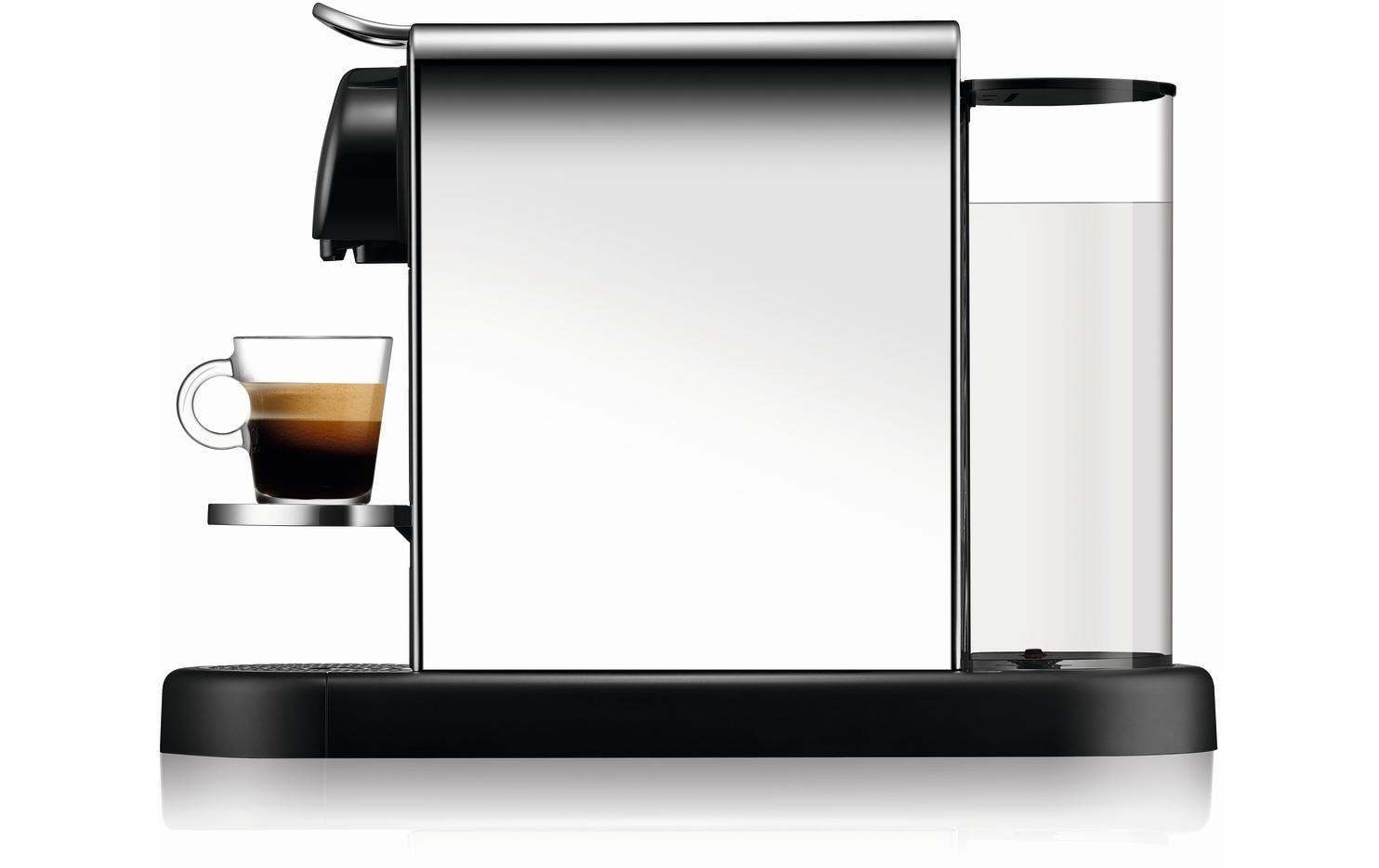 Kaffeemaschine Nespresso CitiZ Platinum Edelstahl/Schwarz<br>Elegante Nespressomaschine