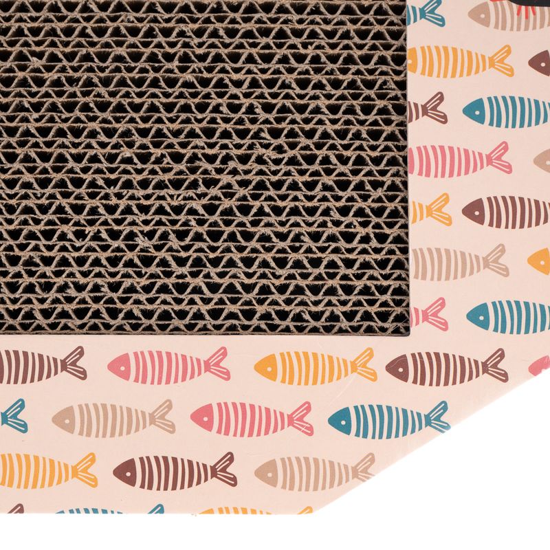 Griffoir TIAKI Poisson avec circuit à bille pour chat