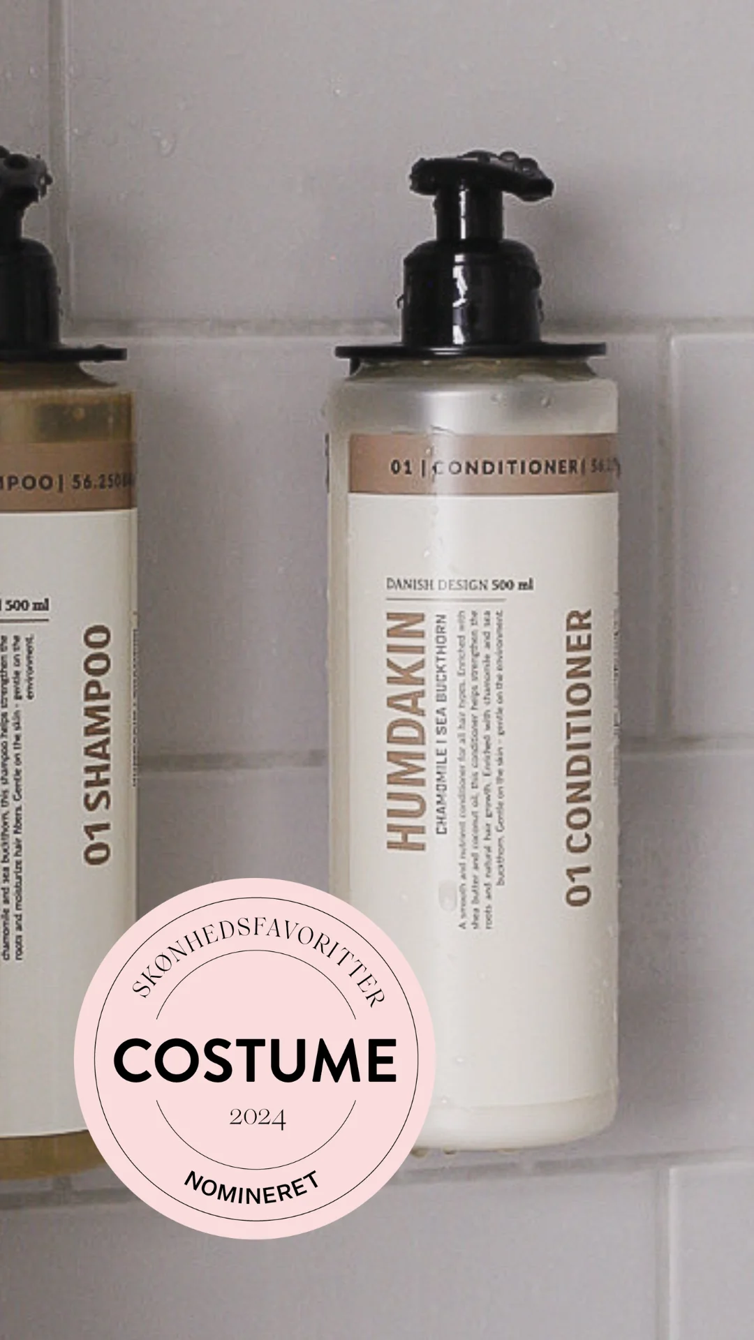 Humdakin  Shampoo, Chamomile and Sea Buckthorn - 500 ml.