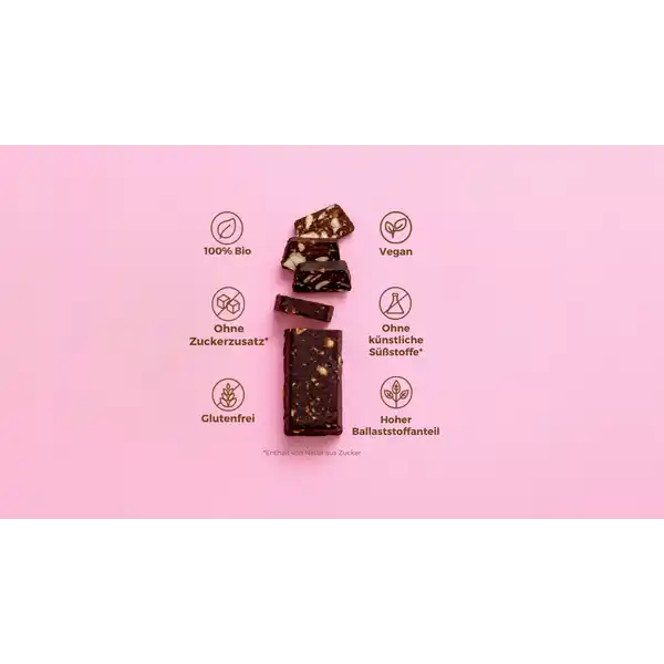 Bio Frucht-Nuss-Riegel Cacao