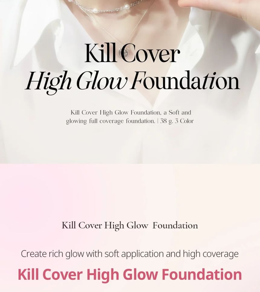 CLIO - Kill Cover High Glow Foundation - 3 kleuren