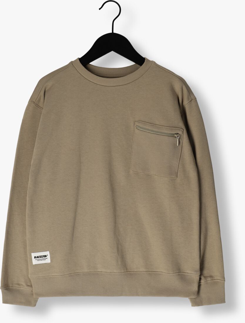 RAIZZED khaki raizzed sweater nuntucket