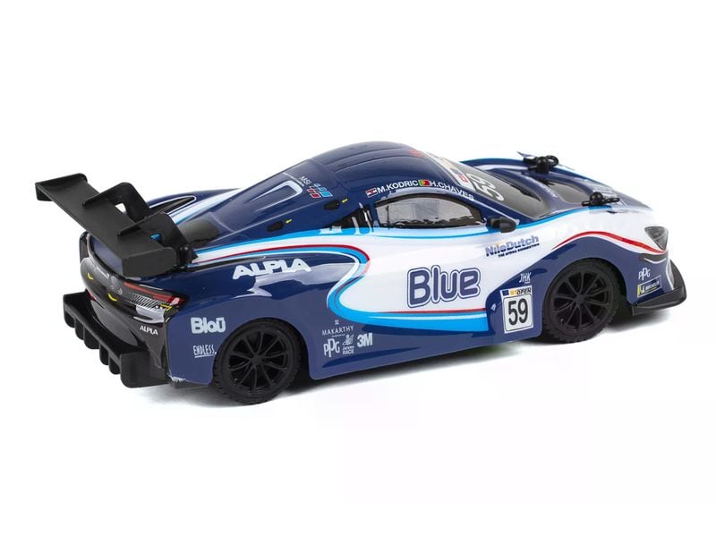 TEC-TOY Auto McLaren 720S GT3 Blau, 1:24 Ferngesteuerter Sportwagen für Kinder ab 6 Jahren
