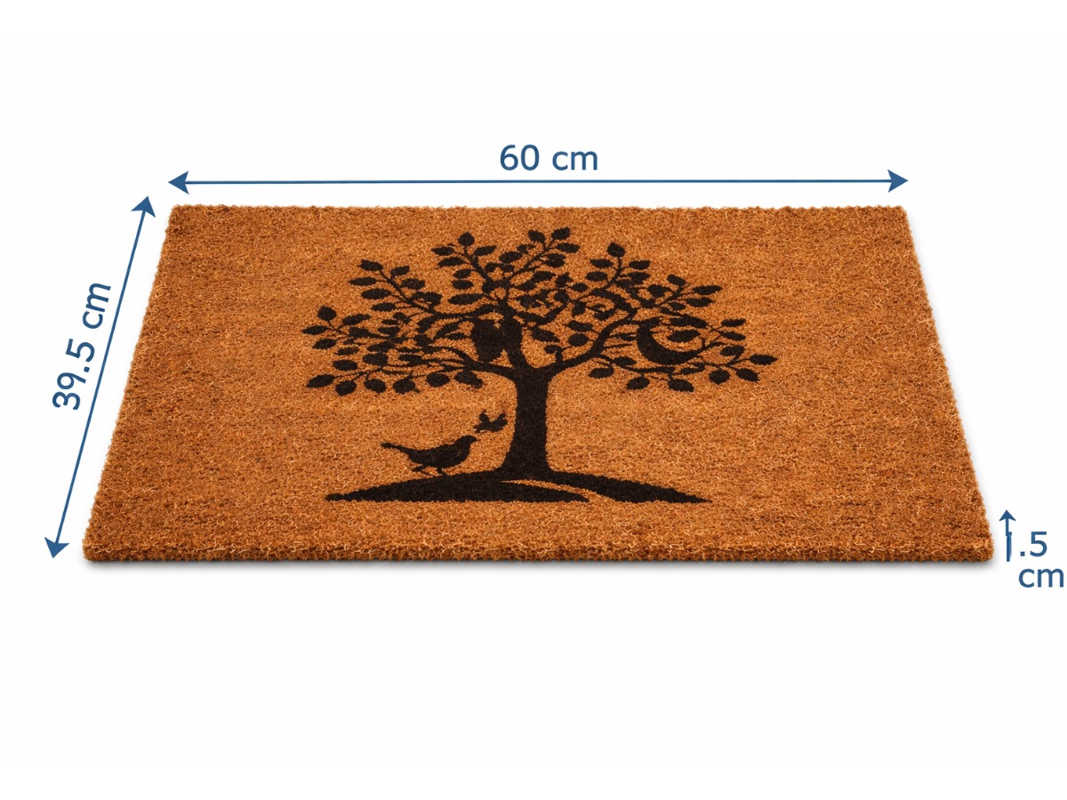 HEM boom kokos deurmat - 60 x 40 cm
