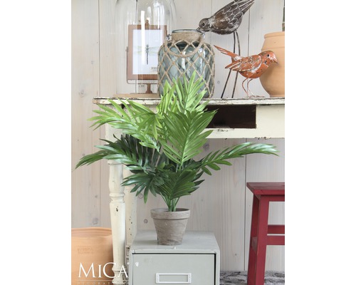 Kunstpalm, goudpalm, arecapalm, Ø 60 cm, H 45 cm, groen