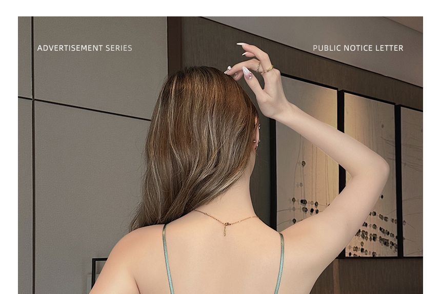 SESH - Set: Effen kanten bralette + panty