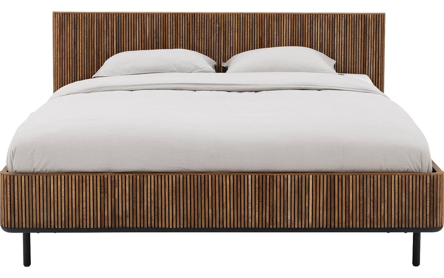 Goossens Bedframe Adel - 180 x 200 - Teak blank was - Hout