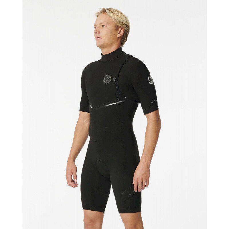 E Bomb 2/2 mm Zip Free Short Sleeve Springsuit - Combinaison de surf homme