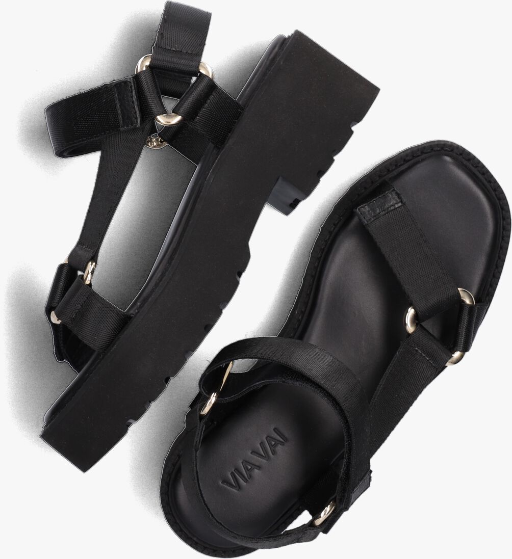 VIA VAI zwarte via vai sandalen teddy bloom