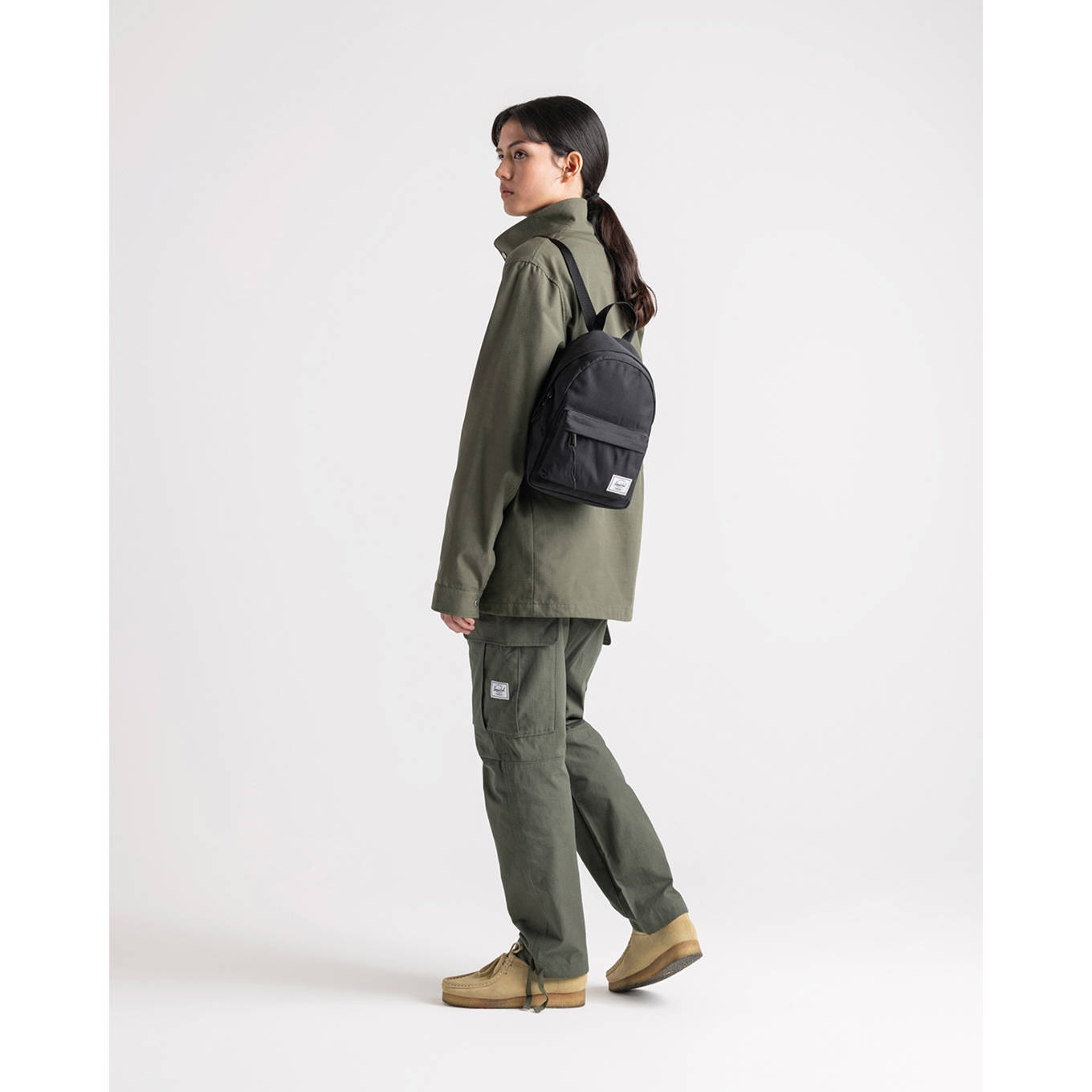 Herschel rugzak Classic Mini Backpack oudroze