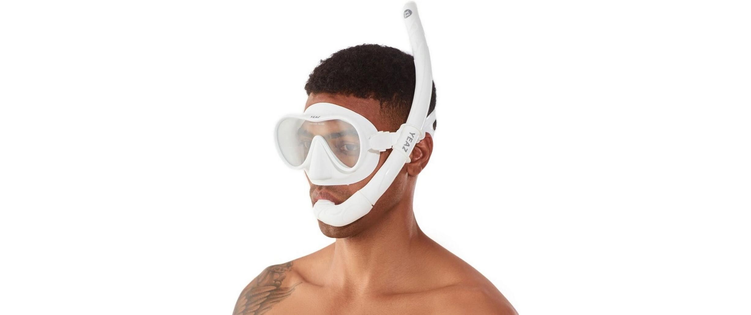 Ocean Vibes Snorkel & Mask WeissTauchmaske