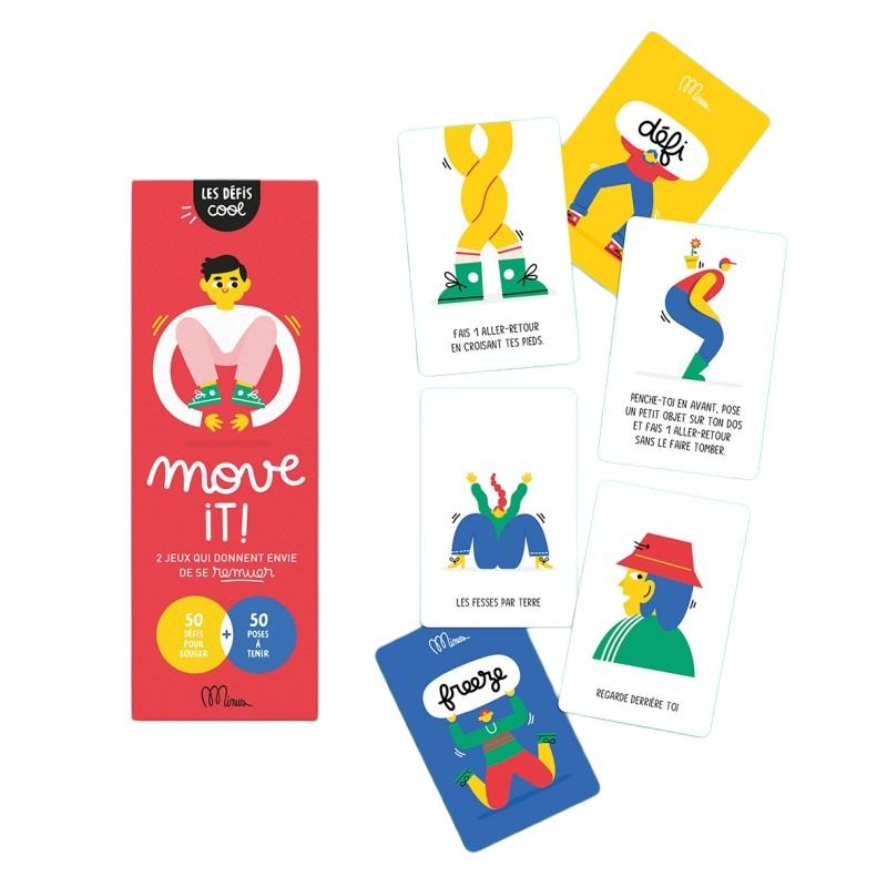 Les défis cool jeu Move It Minus Editions