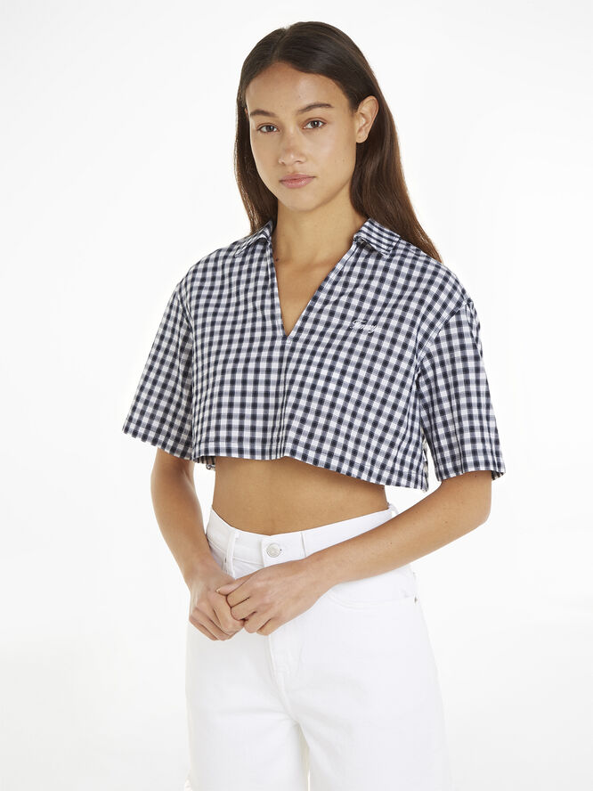 Tommy Hilfiger TJW SP CRP GINGHAM BLOUSE Gingham
