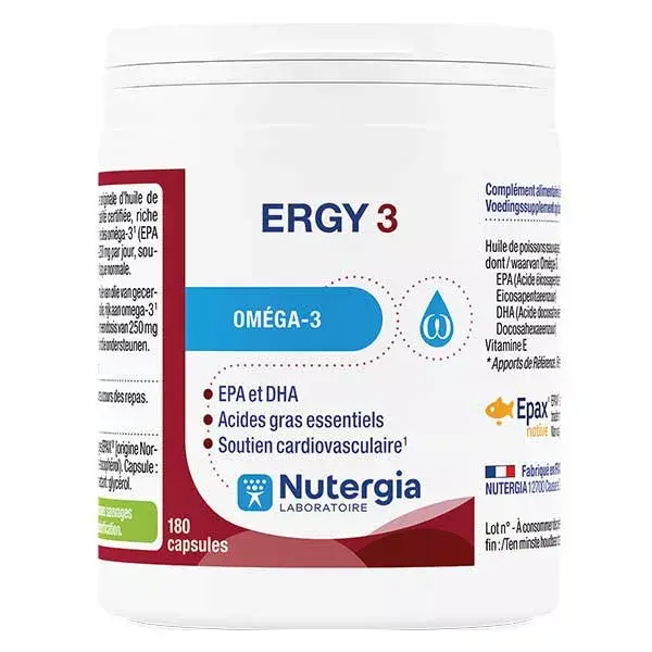 Nutergia Ergy 3 180 cápsulas