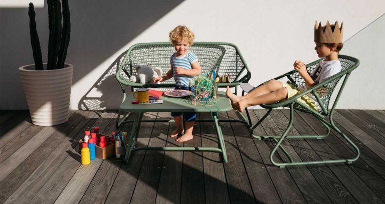 Fermob Sixties salontafel Storm Grey