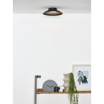 Lucide FOSKAL plafonnière Ø 21,5 cm LED 2700K Zwart