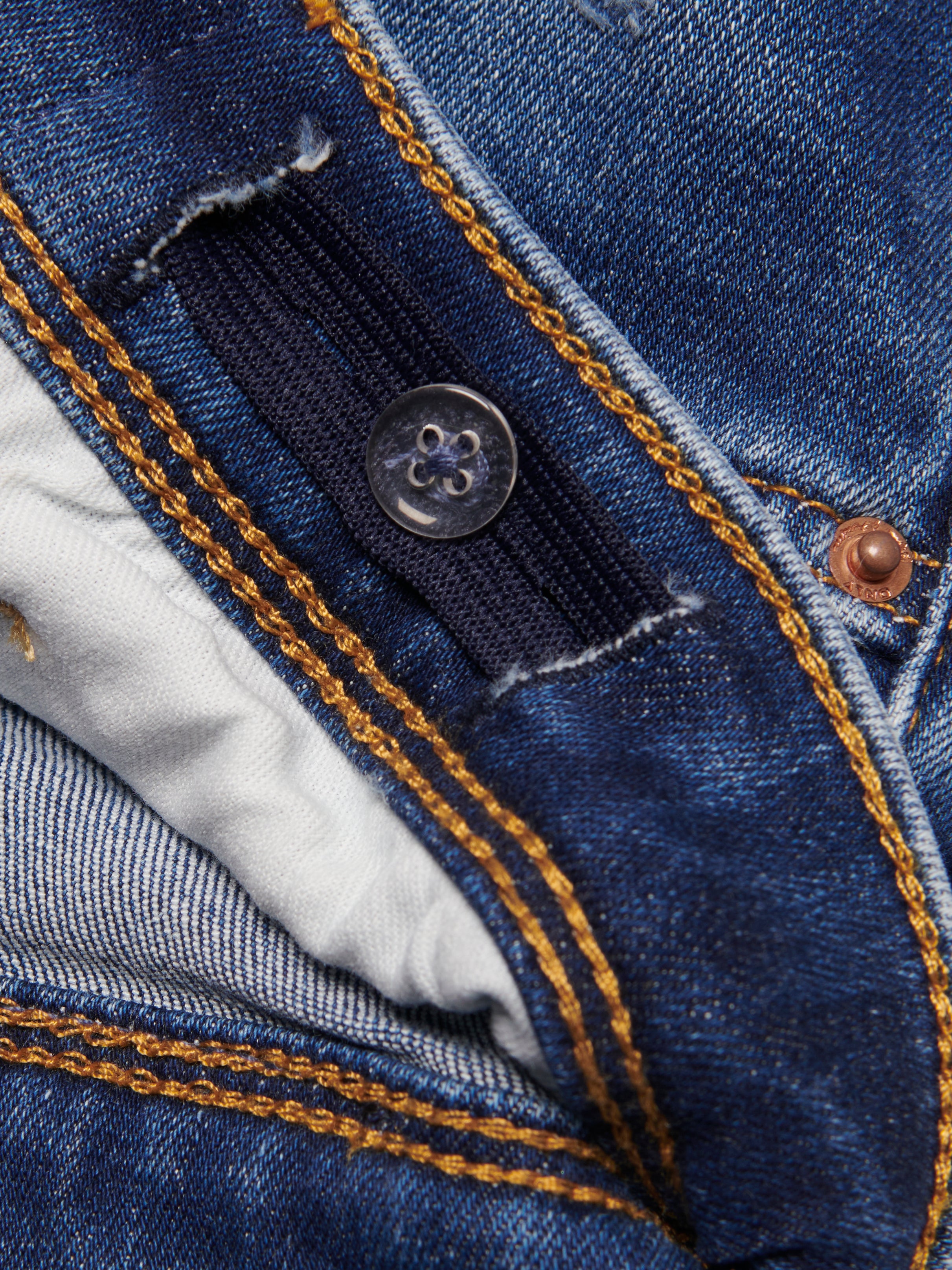 KOBJERRY Skinny Fit Jeans Dark Blue Denim