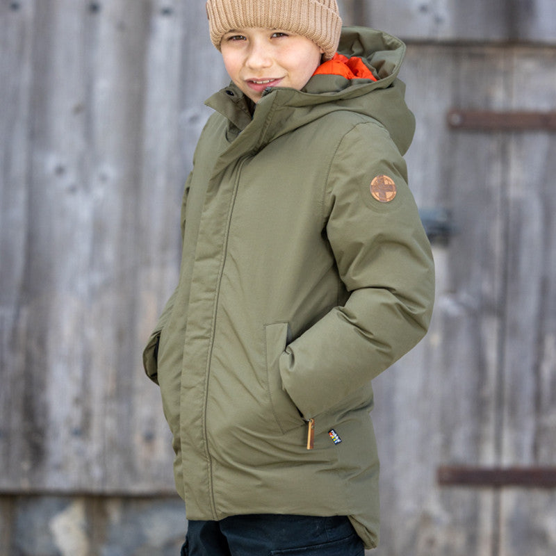 Kinder Winterparka Pippin ivy green