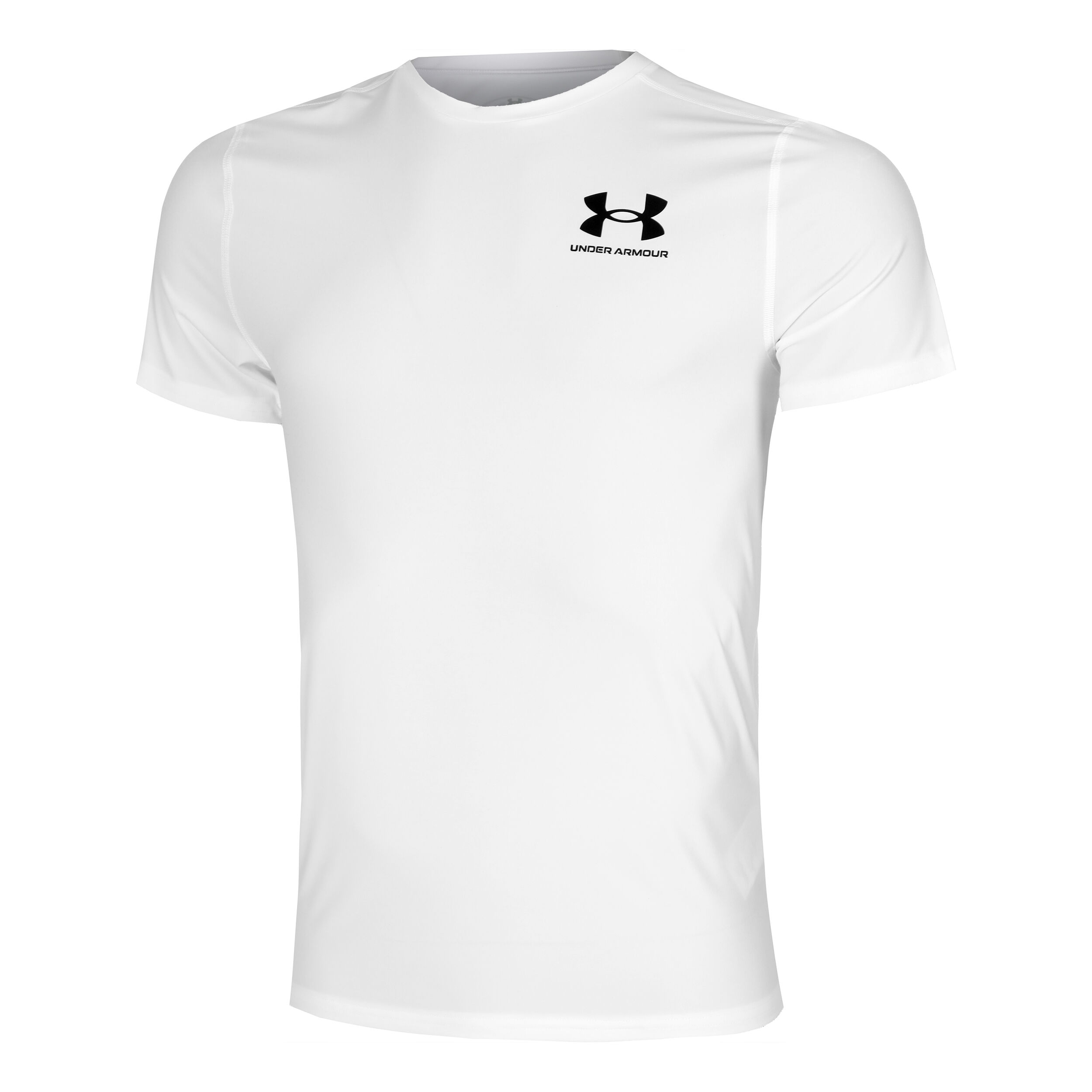 Under Armour Heatgear Fitted T-shirt Hommes - Blanc