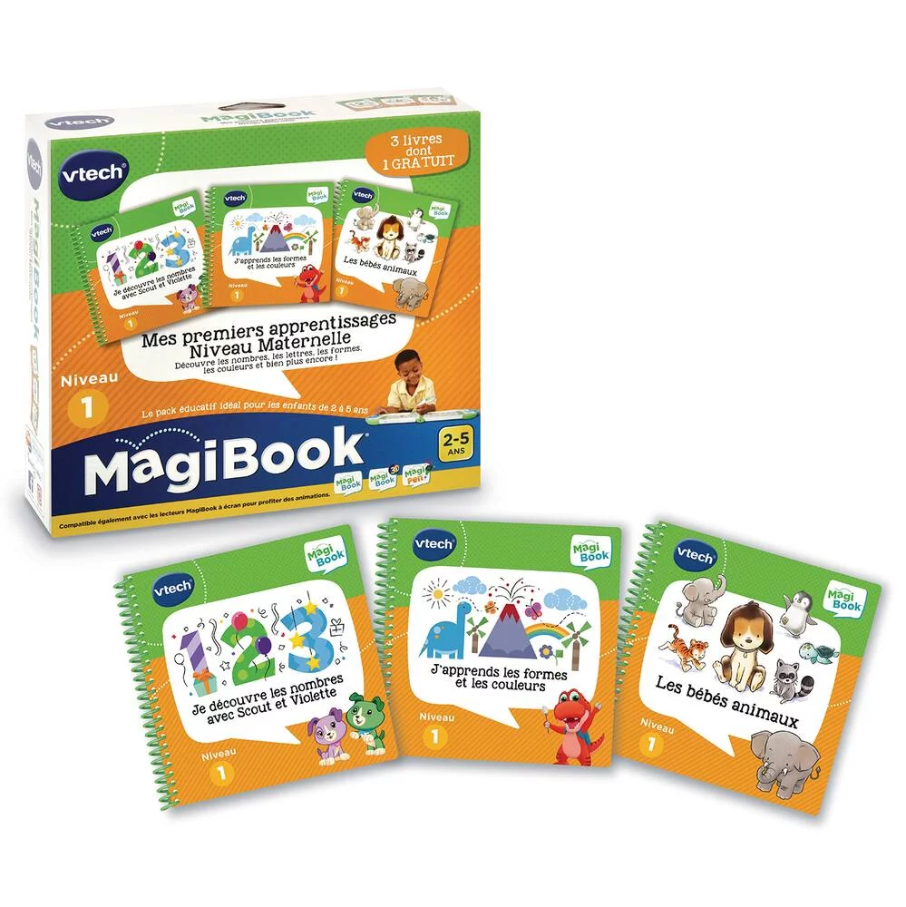 LIVRES MAGIBOOK - MES PREMIERS APPRENTISSAGES NIVEAU MATERNELLE