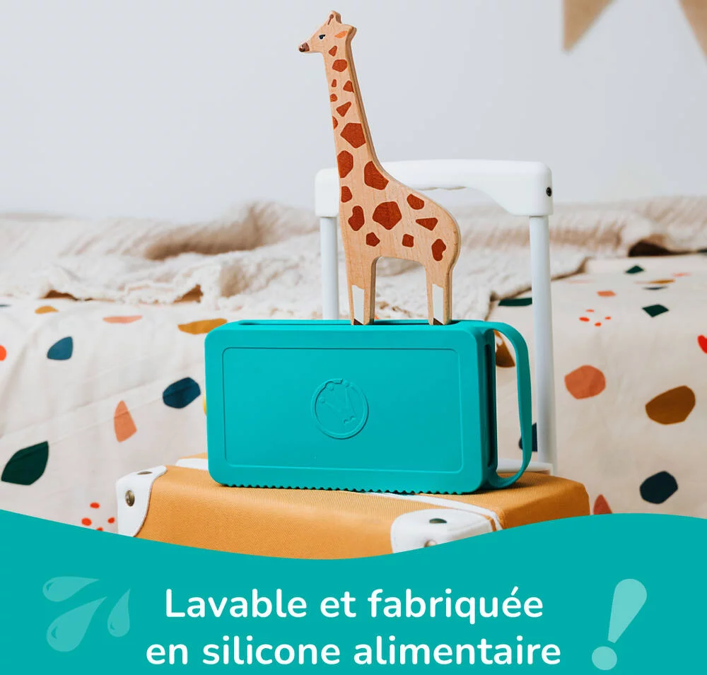 LUNII -  ODILE  - COQUE DE PROTECTION SILICONE VERT POUR CONTEUSE MA FABRIQUE A HISTOIRES