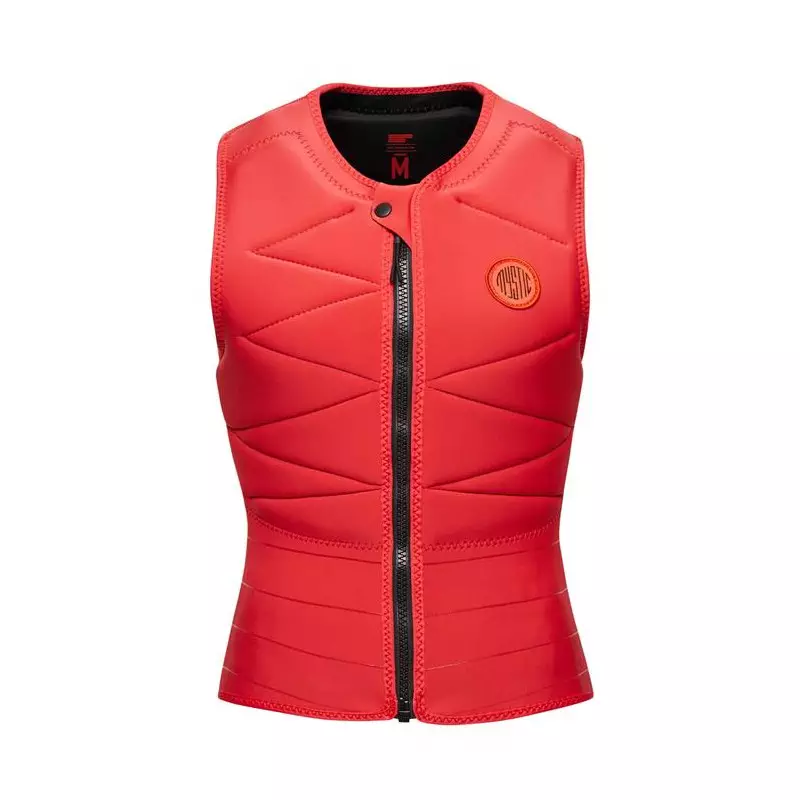 Gilet impact femme MYSTIC Ruby Fzip Sunset Red