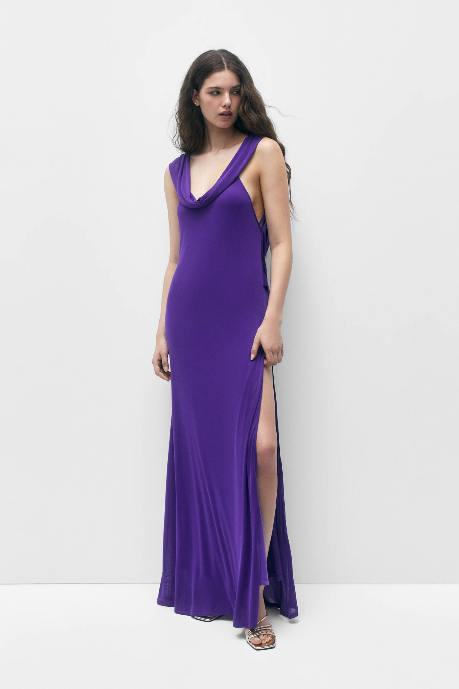 VESTIDO LONGO DE EDIÇÃO LIMITADA - ROXO