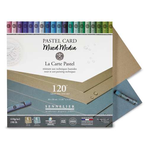 SENNELIER Pastel Card Pastellblock, 410 g/qm