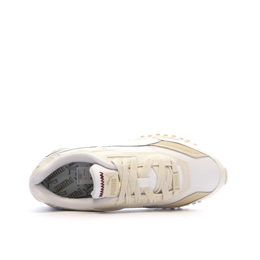 Puma Baskets Beige/Blanc Femme Puma Rider Soft02