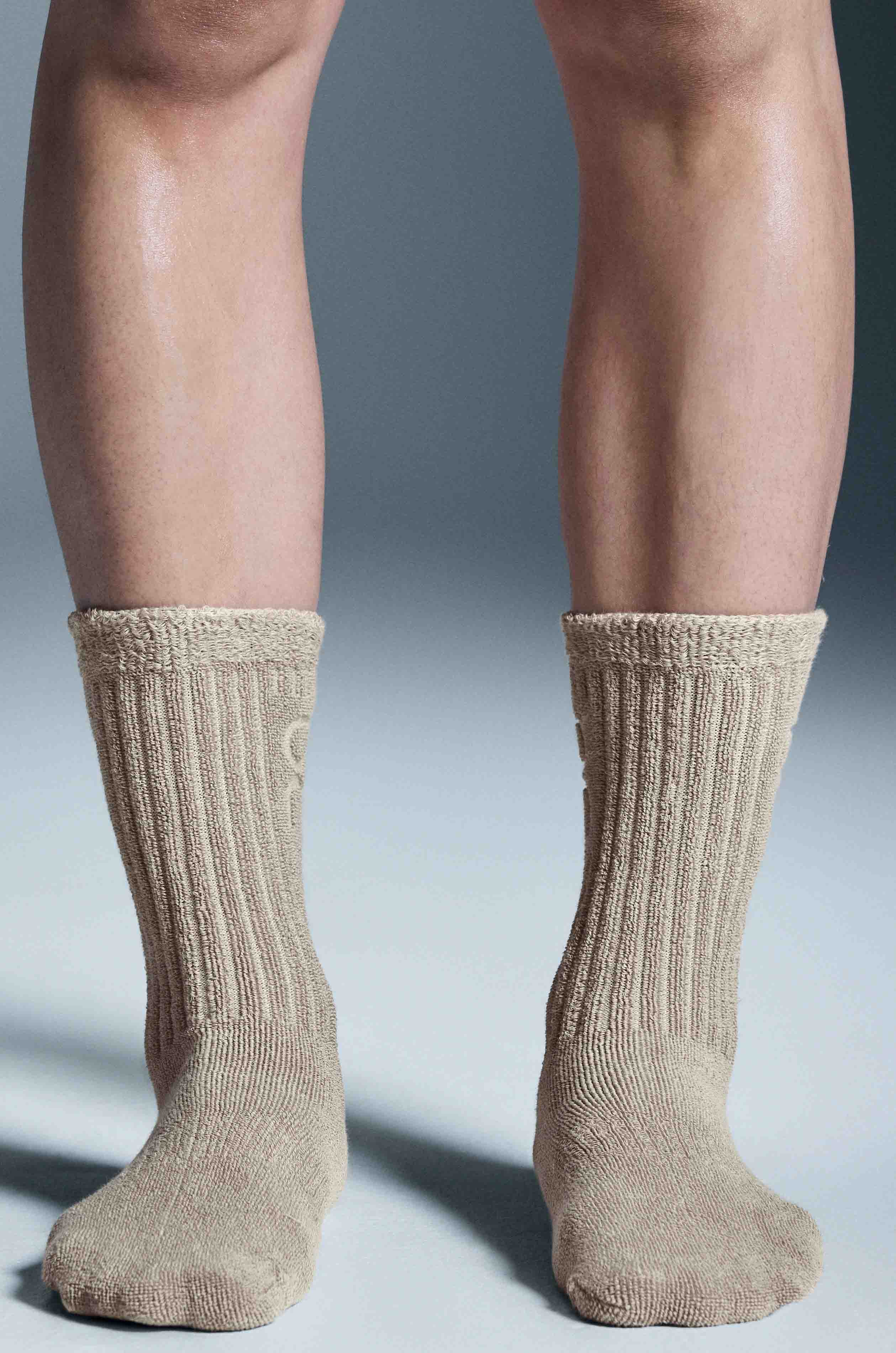 Terry Sock High Unisex Desert