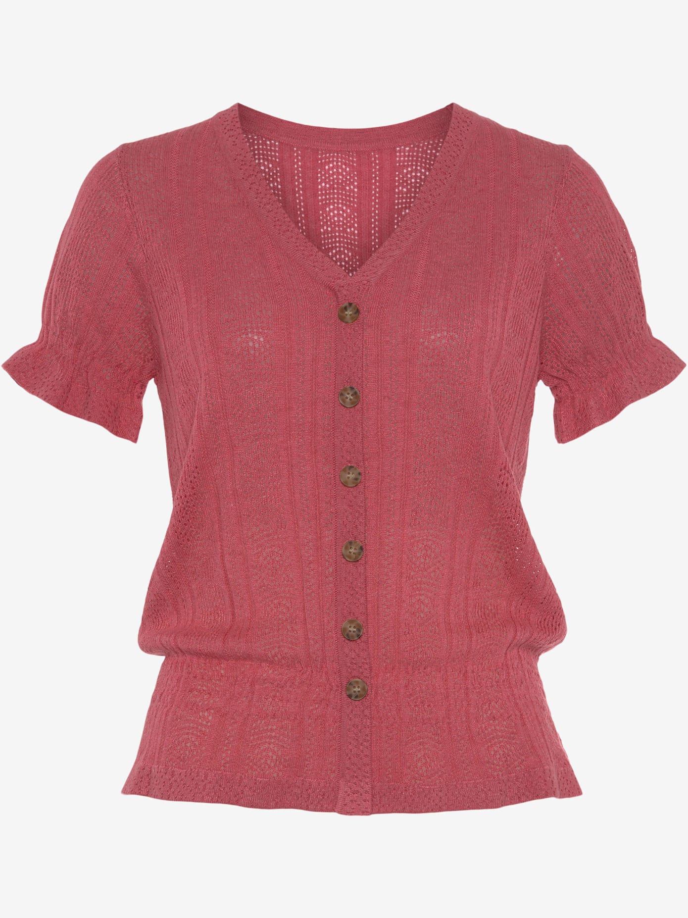 T-shirt de plage t-shirt vivance en tricot ajouré doux