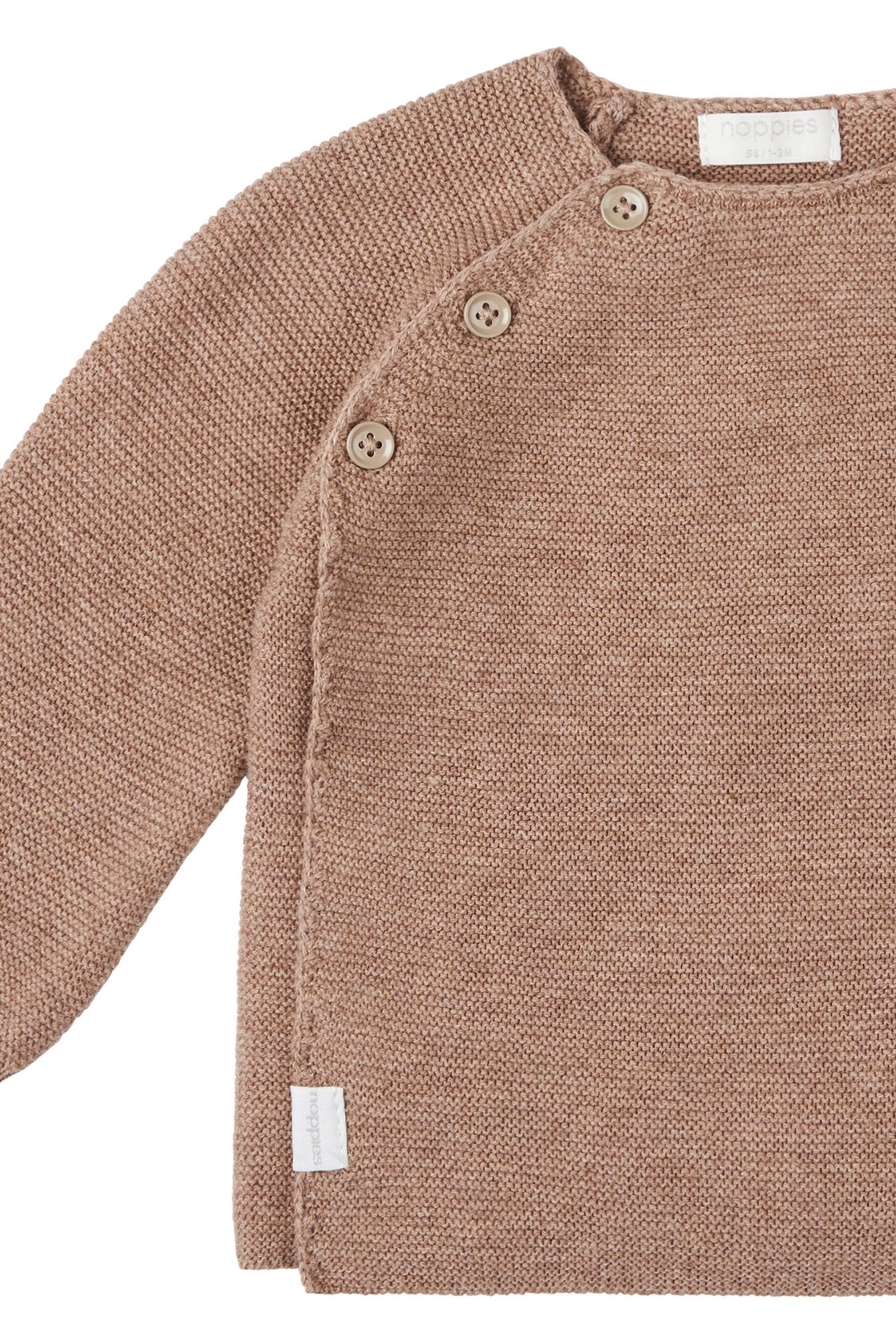 Noppies Baby Strickjacke Pino Taupe Melange