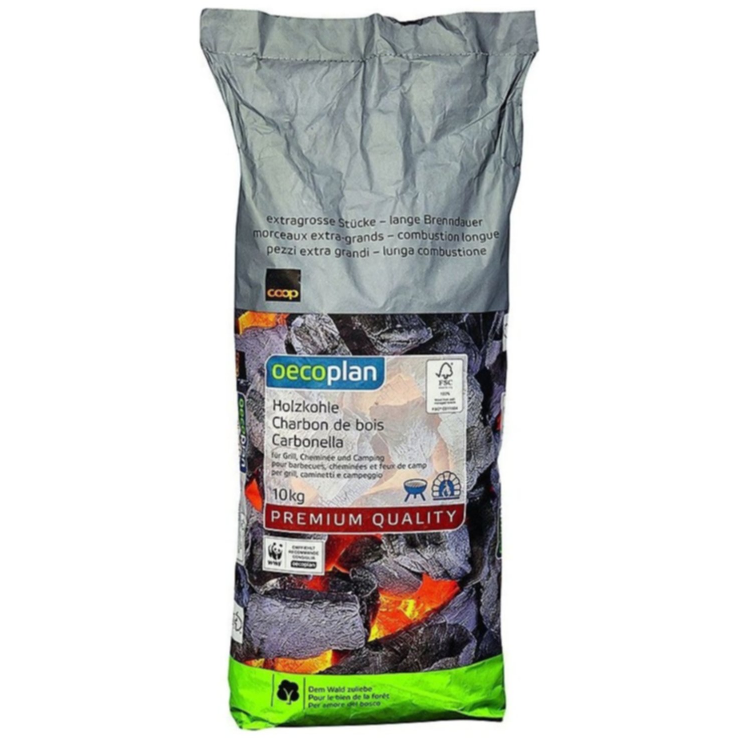 Oecoplan Premium Holzkohle | 10 kg