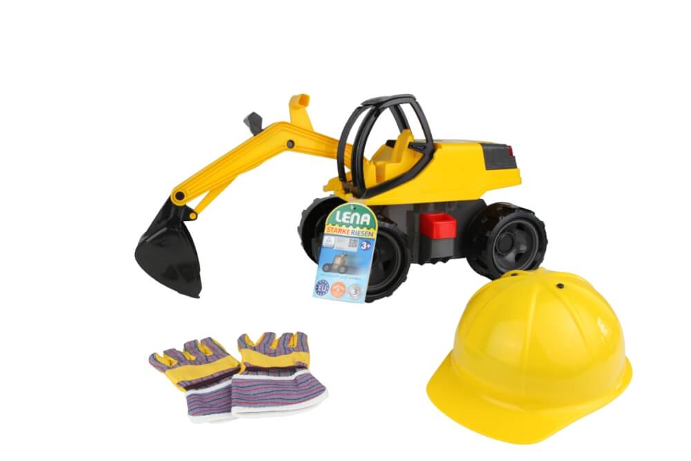 LENA Starke Riesen Sitz-Bagger, ge/sw Bundle