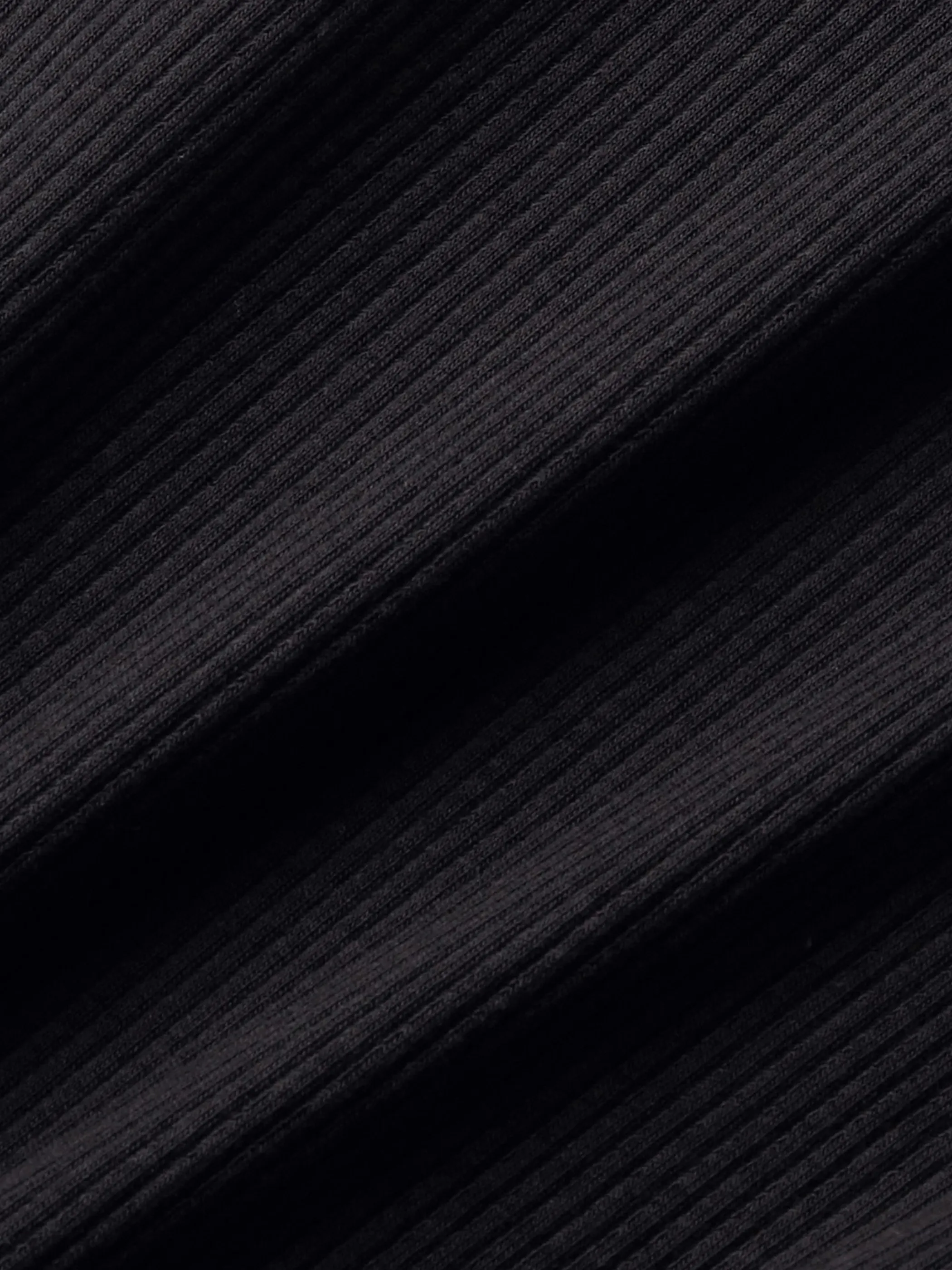 Damen Rippshirt mit Häkelborte